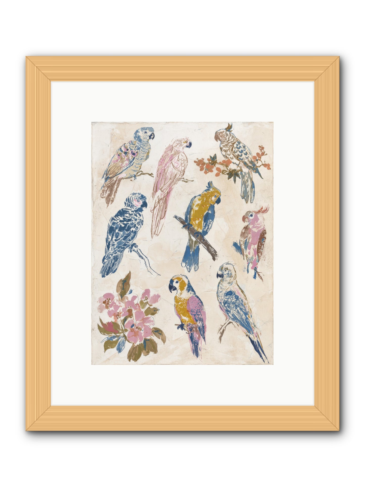 The Gentlewoman’s Cartography Club -- Framed Print - Natural 9x12