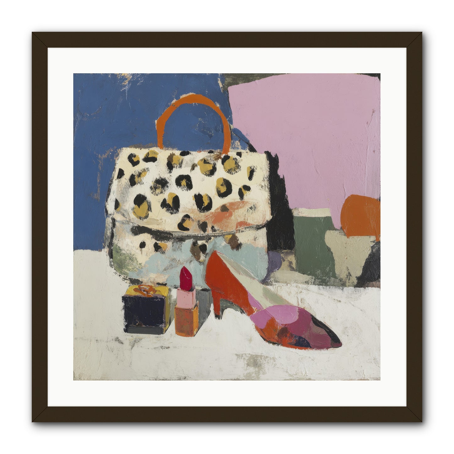 The Getting Ready Ritual -- Framed Print - Black 24x24