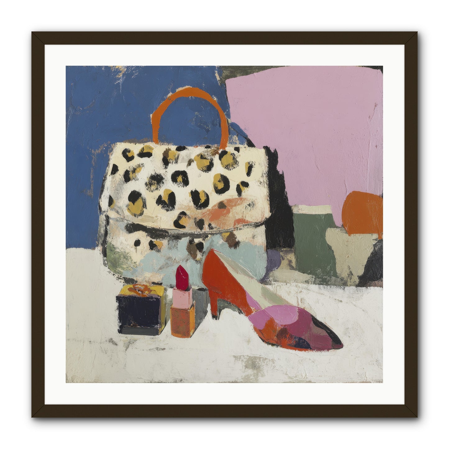 The Getting Ready Ritual -- Framed Print - Black 30x30