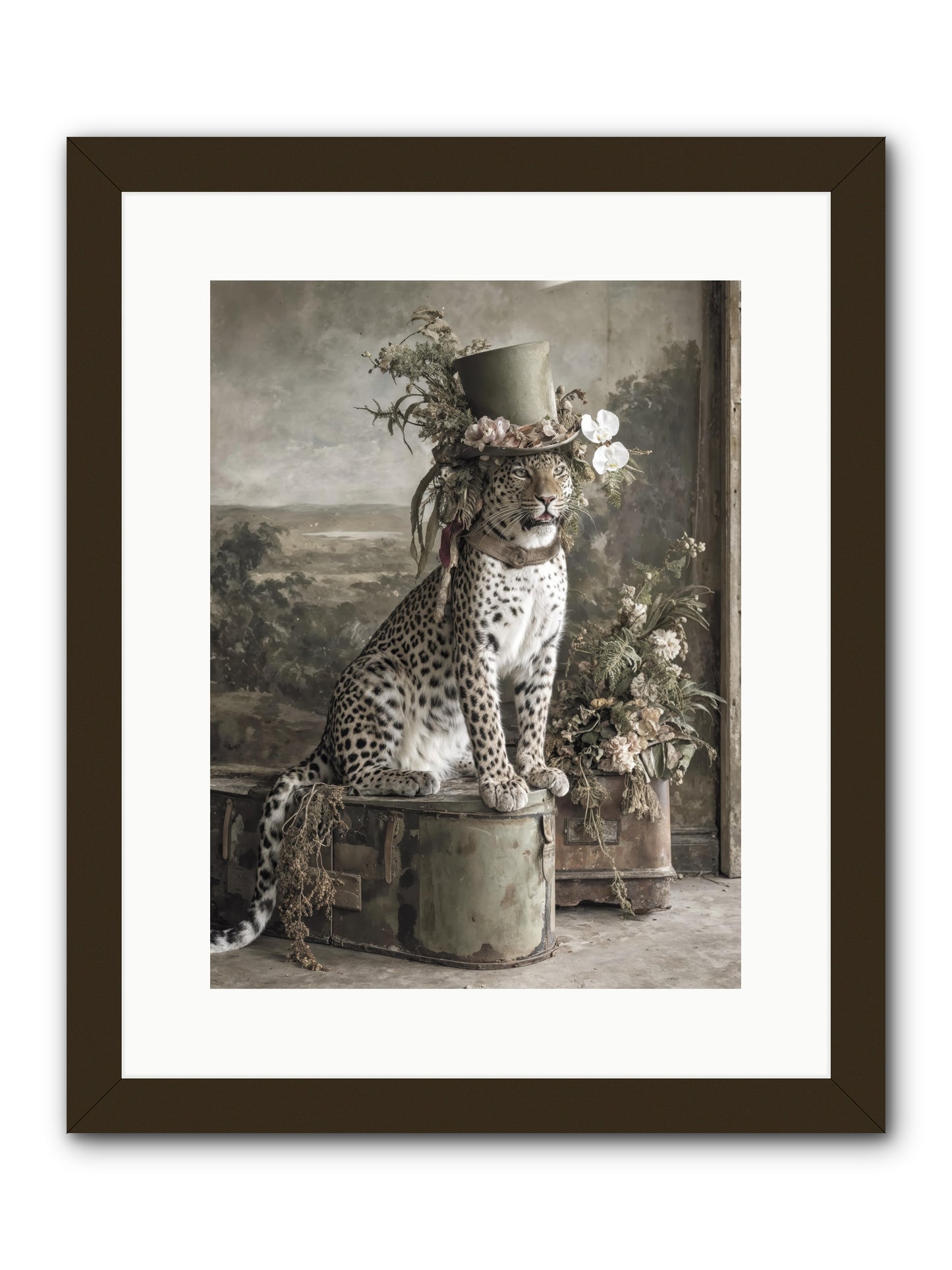 The Gilded Manuscript -- Framed Print - Black 12x16