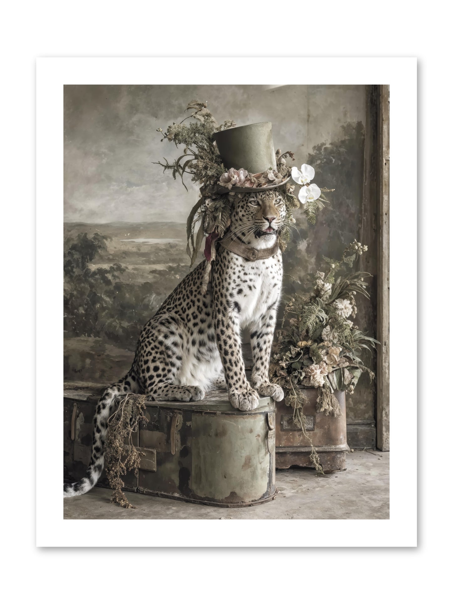 The Gilded Manuscript -- Loose Canvas Print 12x16