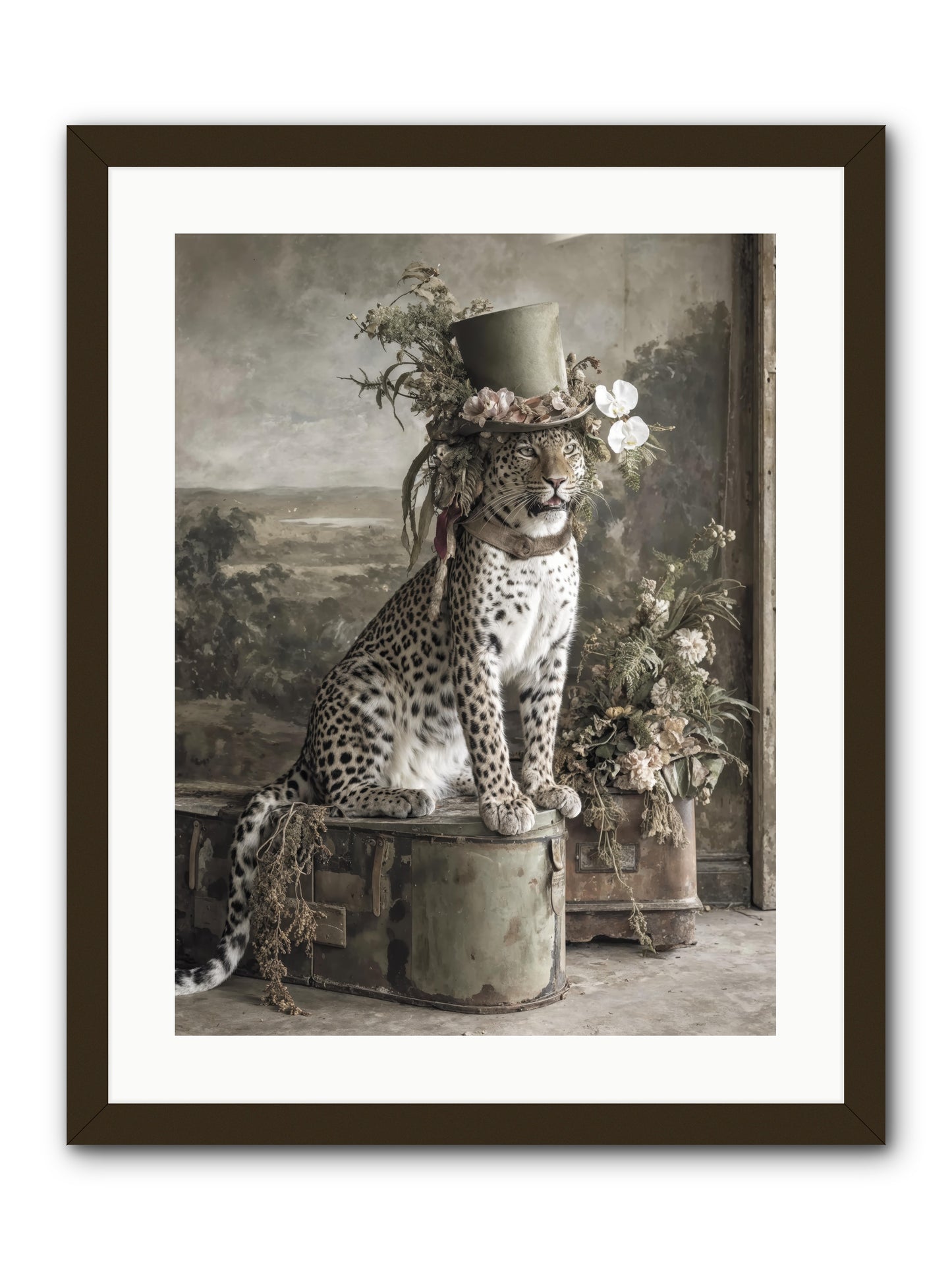 The Gilded Manuscript -- Framed Print - Black 18x24
