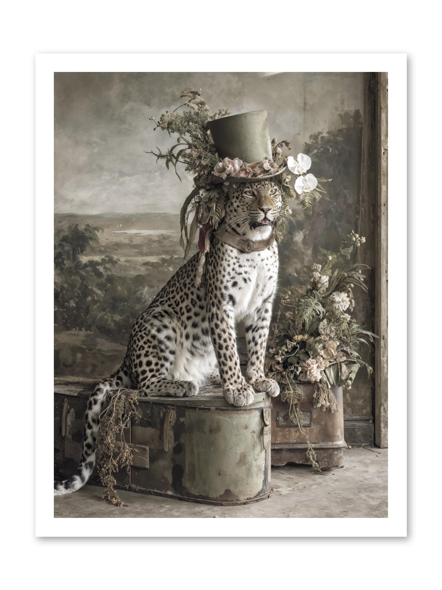 The Gilded Manuscript -- Paper Print 18x24