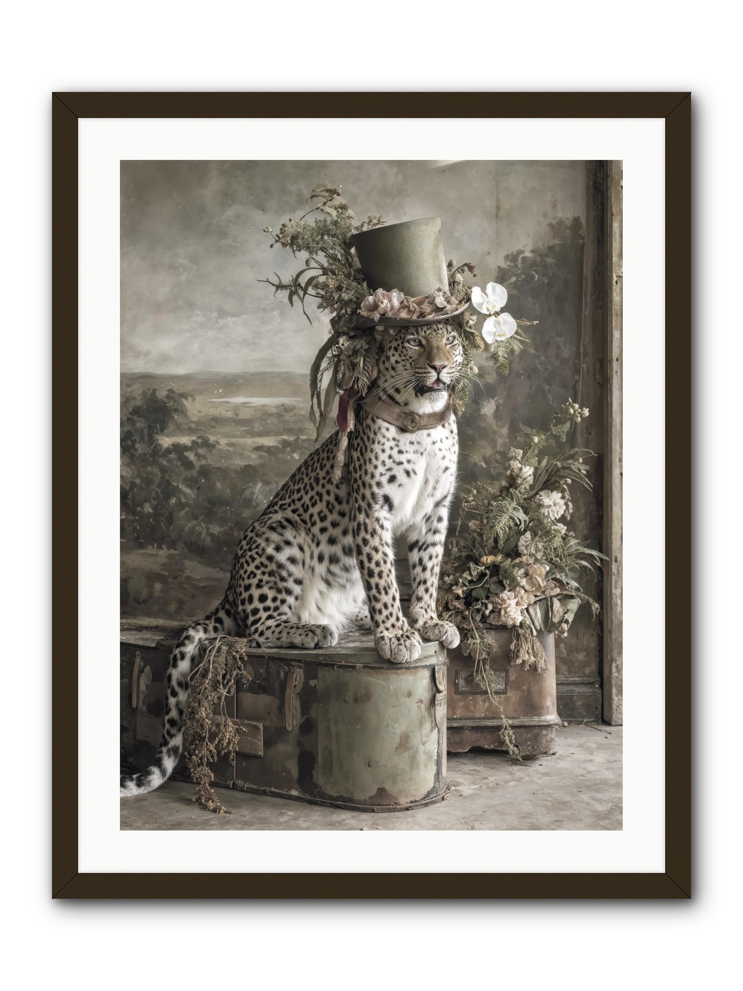 The Gilded Manuscript -- Framed Print - Black 24x32