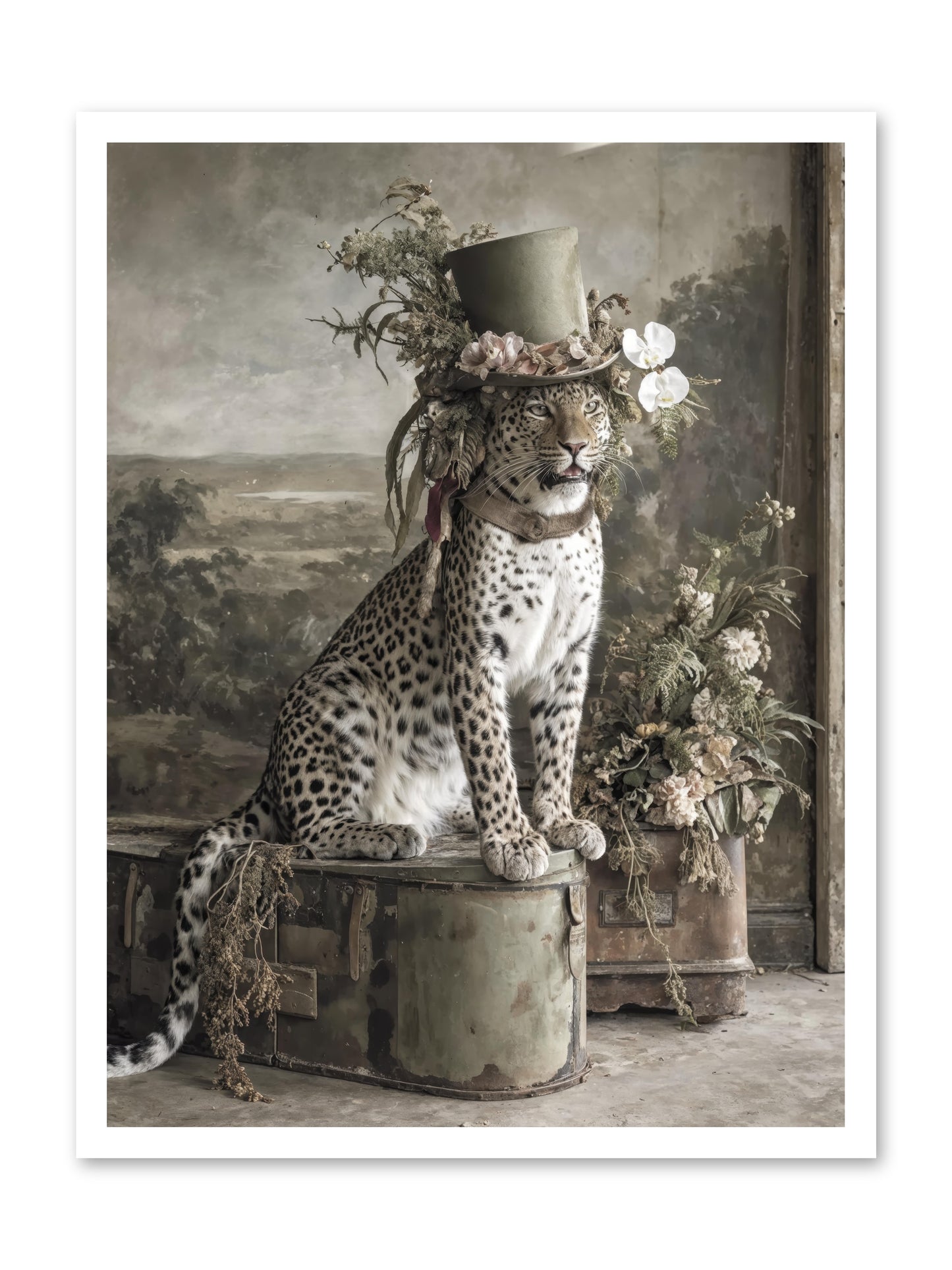 The Gilded Manuscript -- Loose Canvas Print 24x32