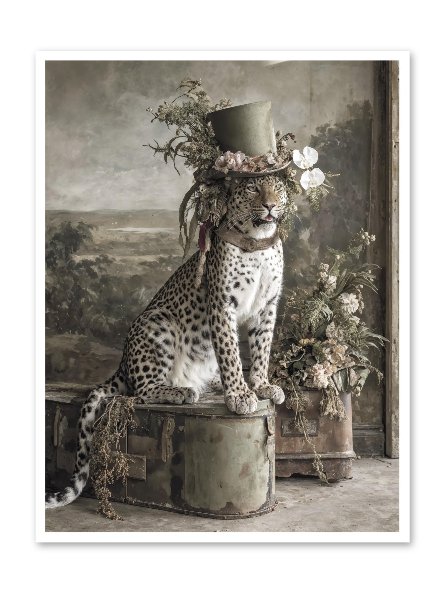 The Gilded Manuscript -- Loose Canvas Print 36x48