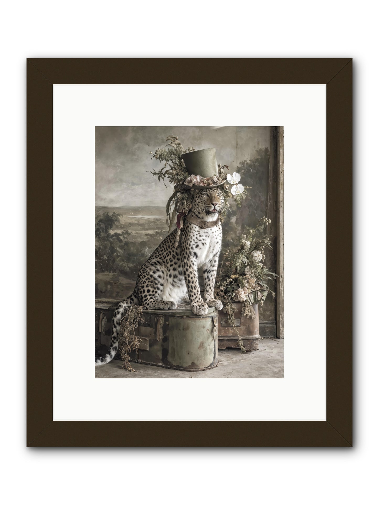 The Gilded Manuscript -- Framed Print - Black 9x12