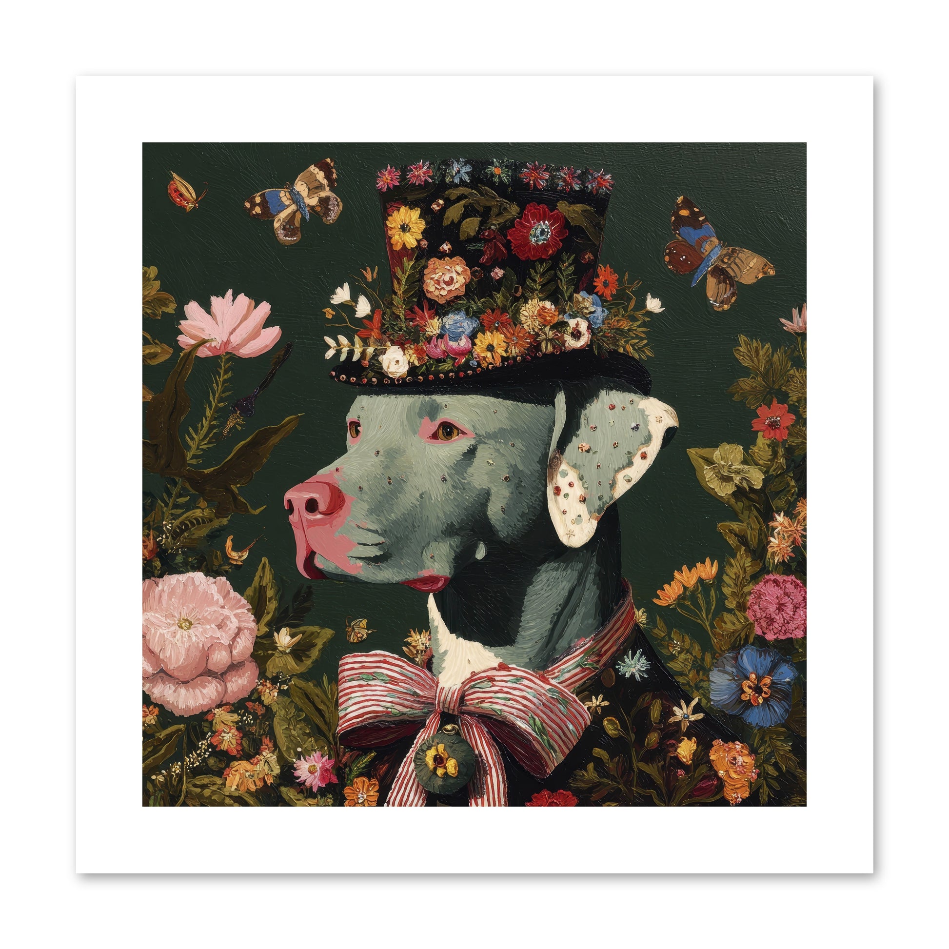 The Gilded Poppy -- Paper Print 10x10