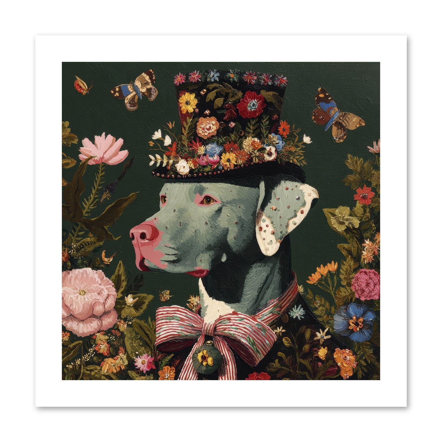 The Gilded Poppy -- Paper Print 12x12