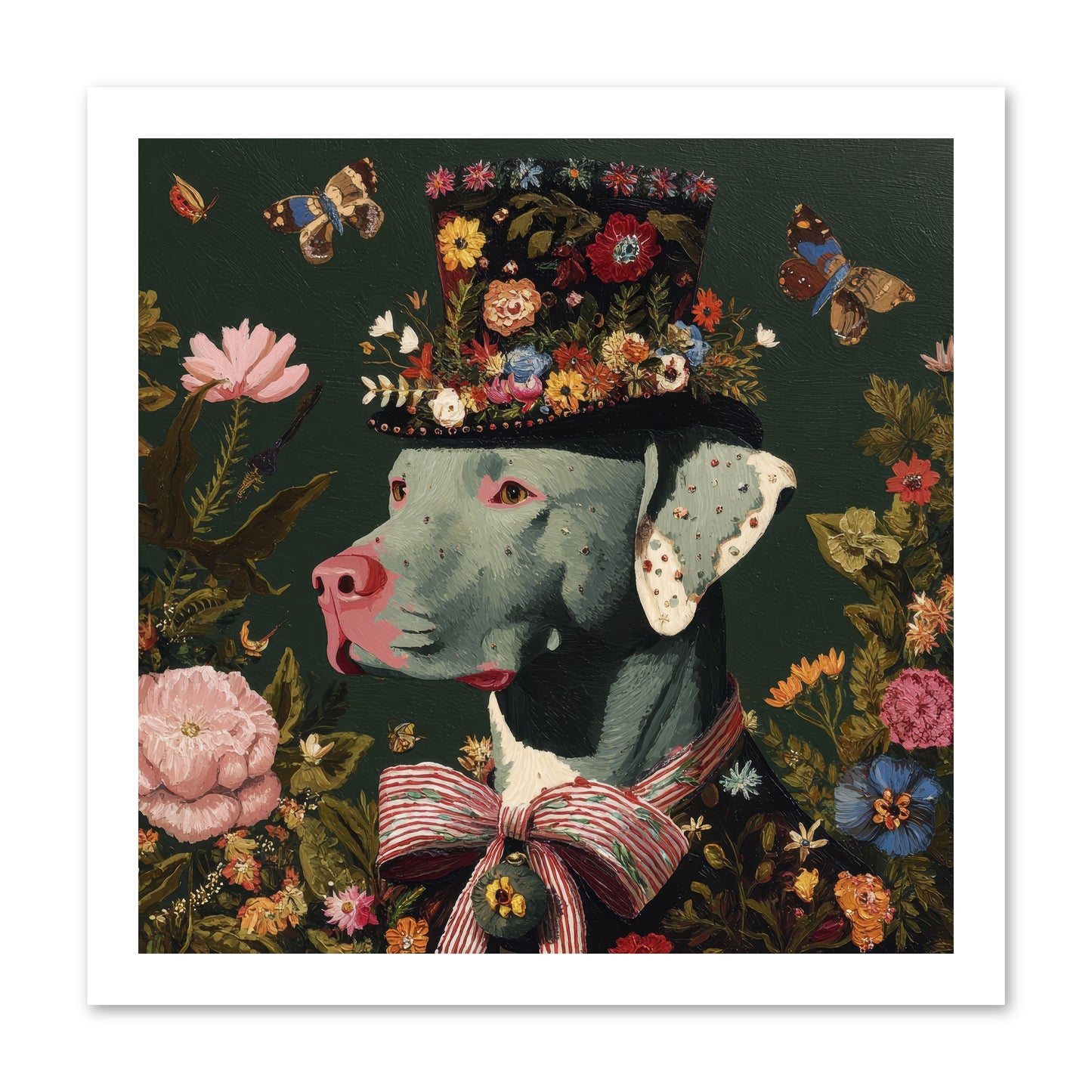 The Gilded Poppy -- Paper Print 16x16