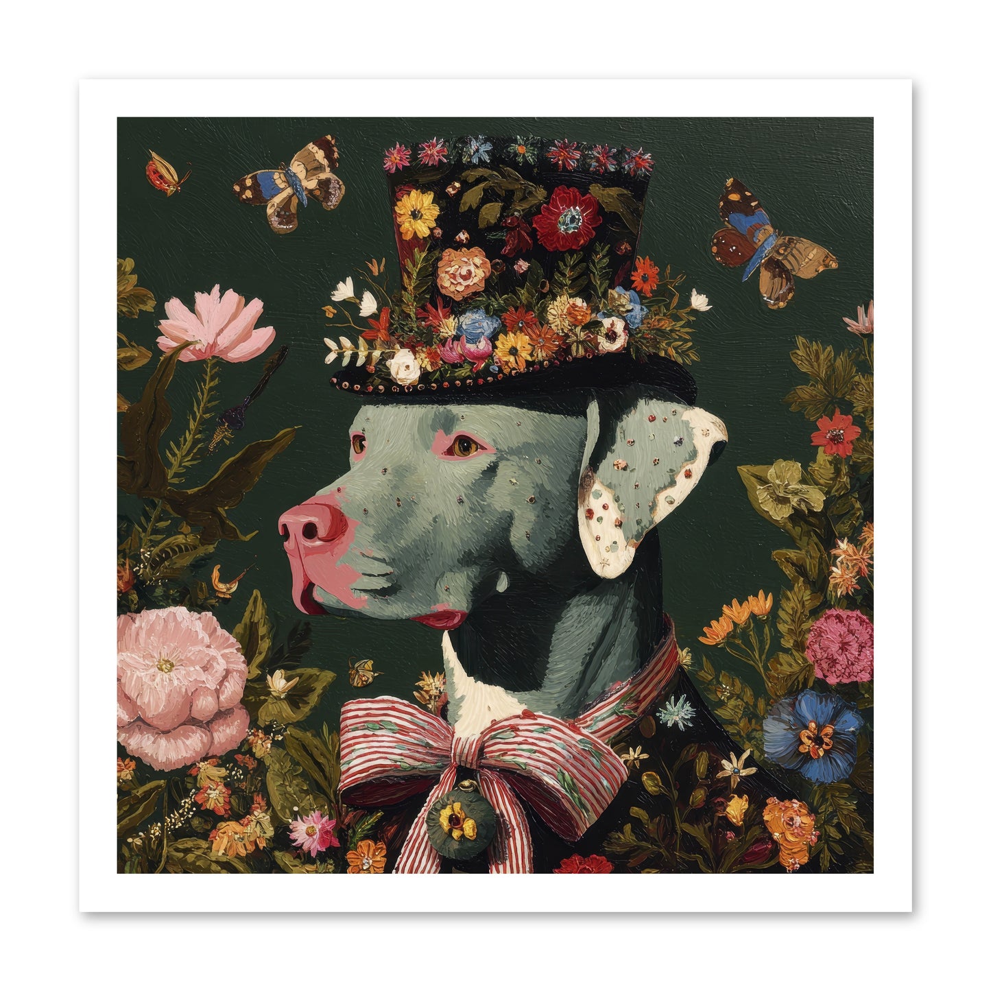 The Gilded Poppy -- Paper Print 20x20