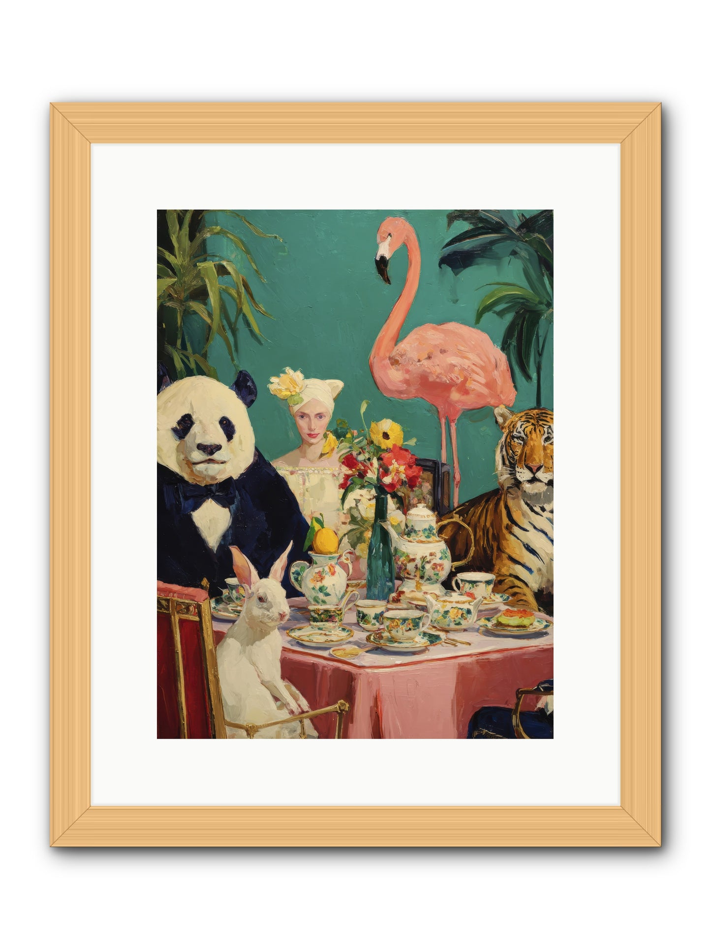 The Gilded Rue-REZ -- Framed Print - Natural 12x16