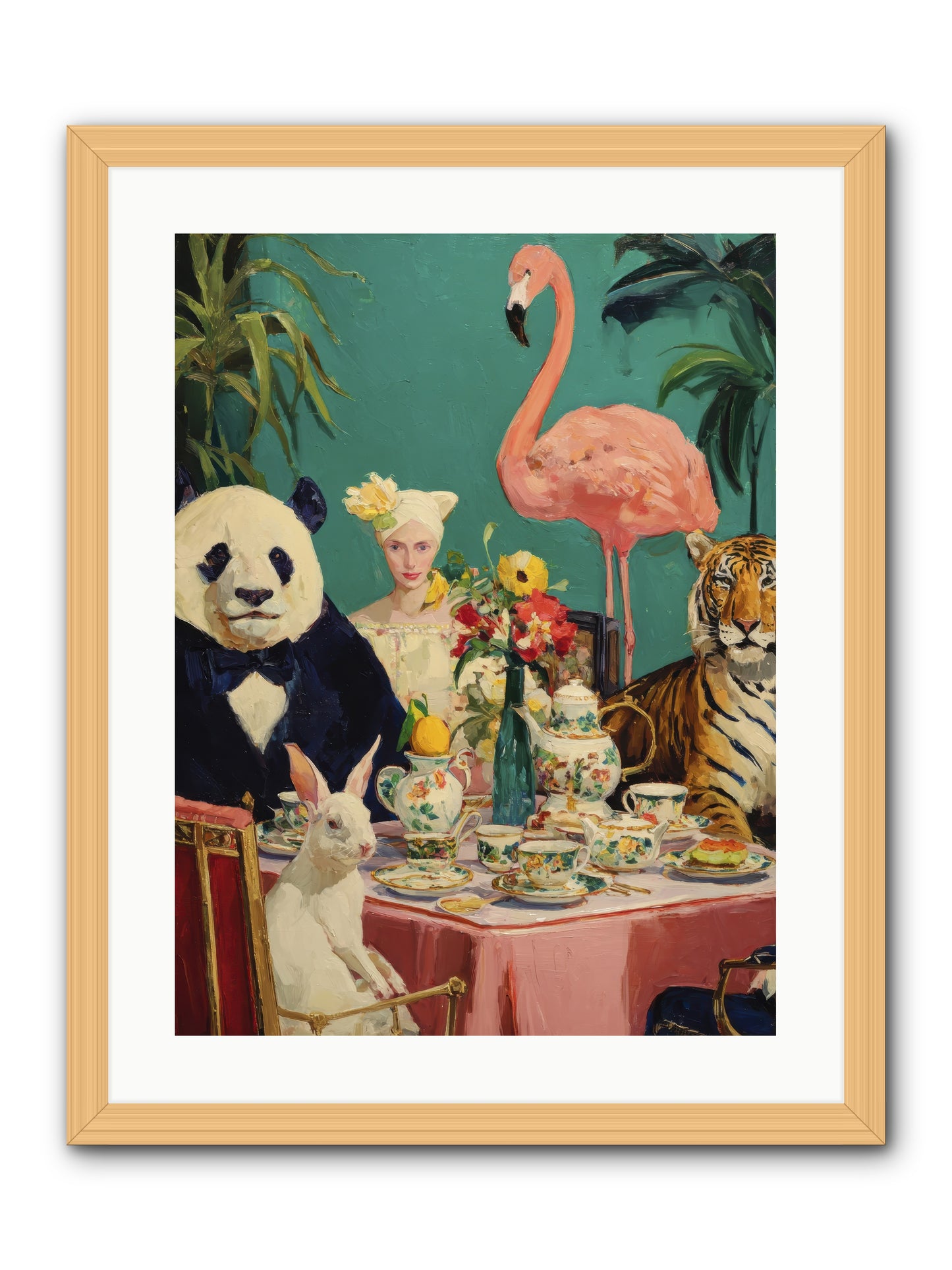 The Gilded Rue-REZ -- Framed Print - Natural 18x24