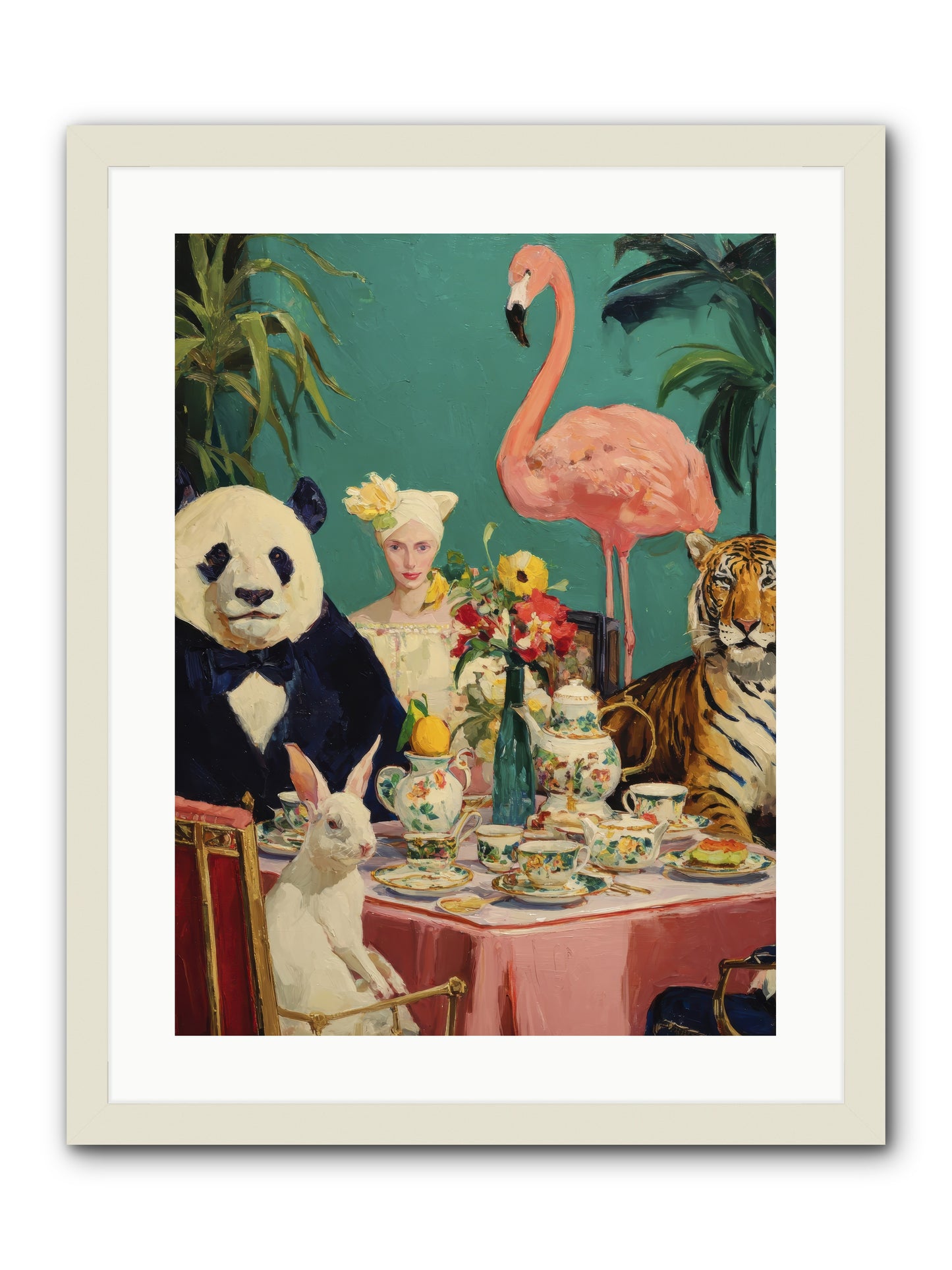 The Gilded Rue-REZ -- Framed Print - White 18x24