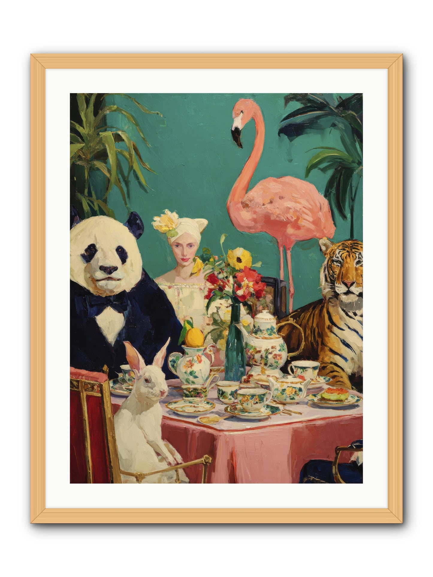 The Gilded Rue-REZ -- Framed Print - Natural 24x32