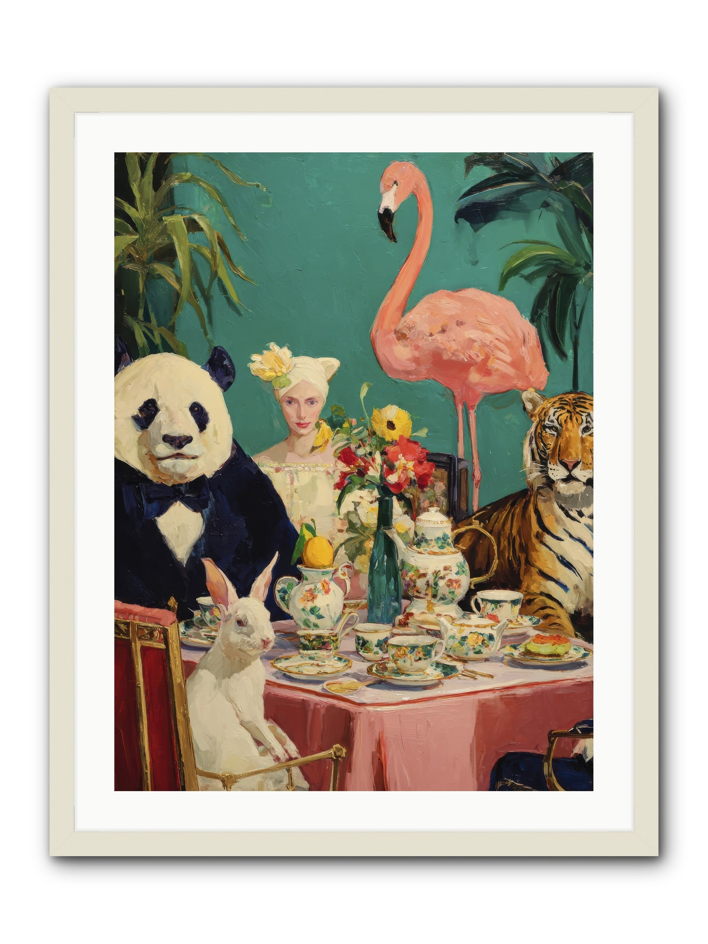 The Gilded Rue-REZ -- Framed Print - White 24x32