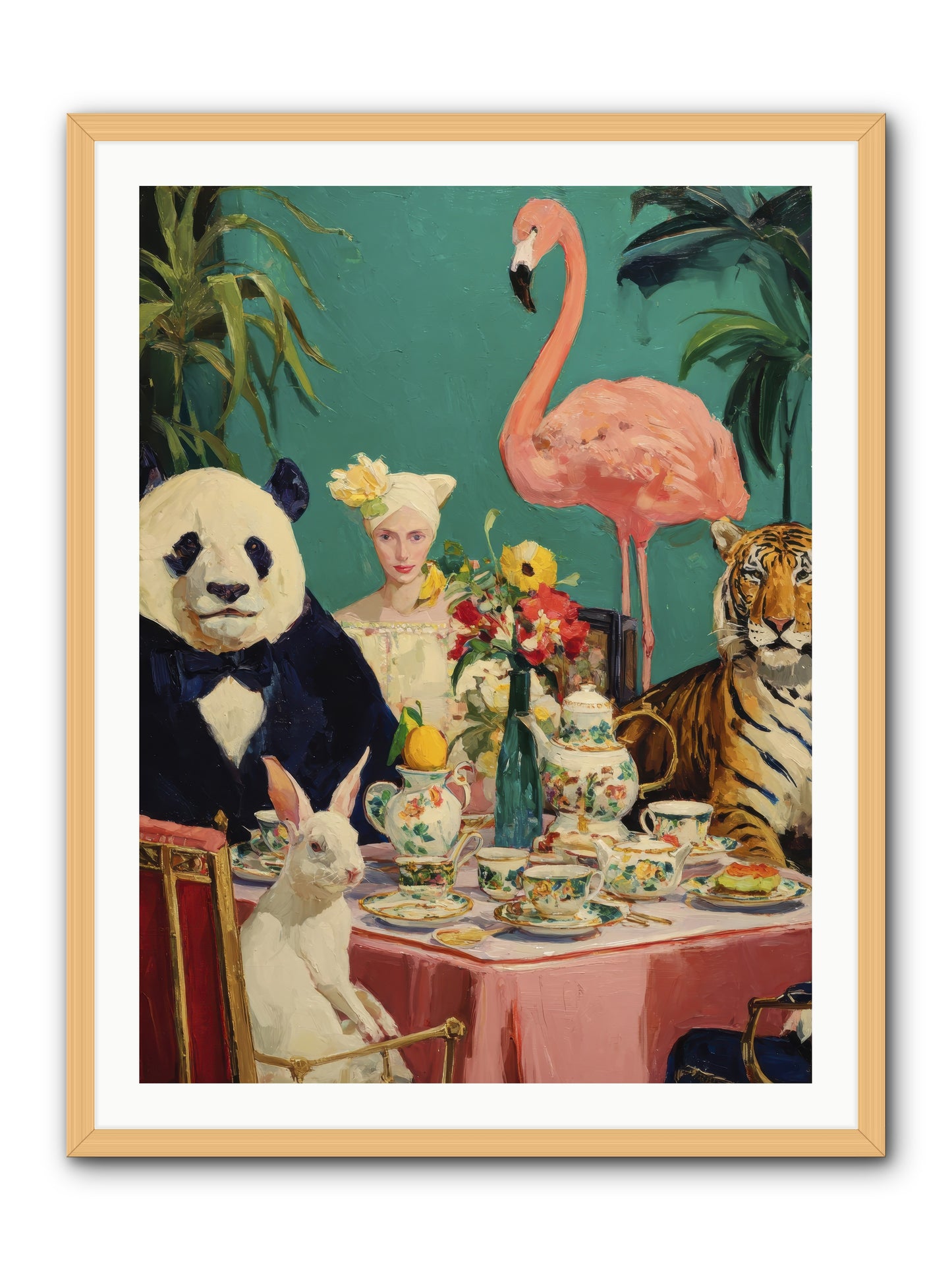 The Gilded Rue-REZ -- Framed Print - Natural 30x40