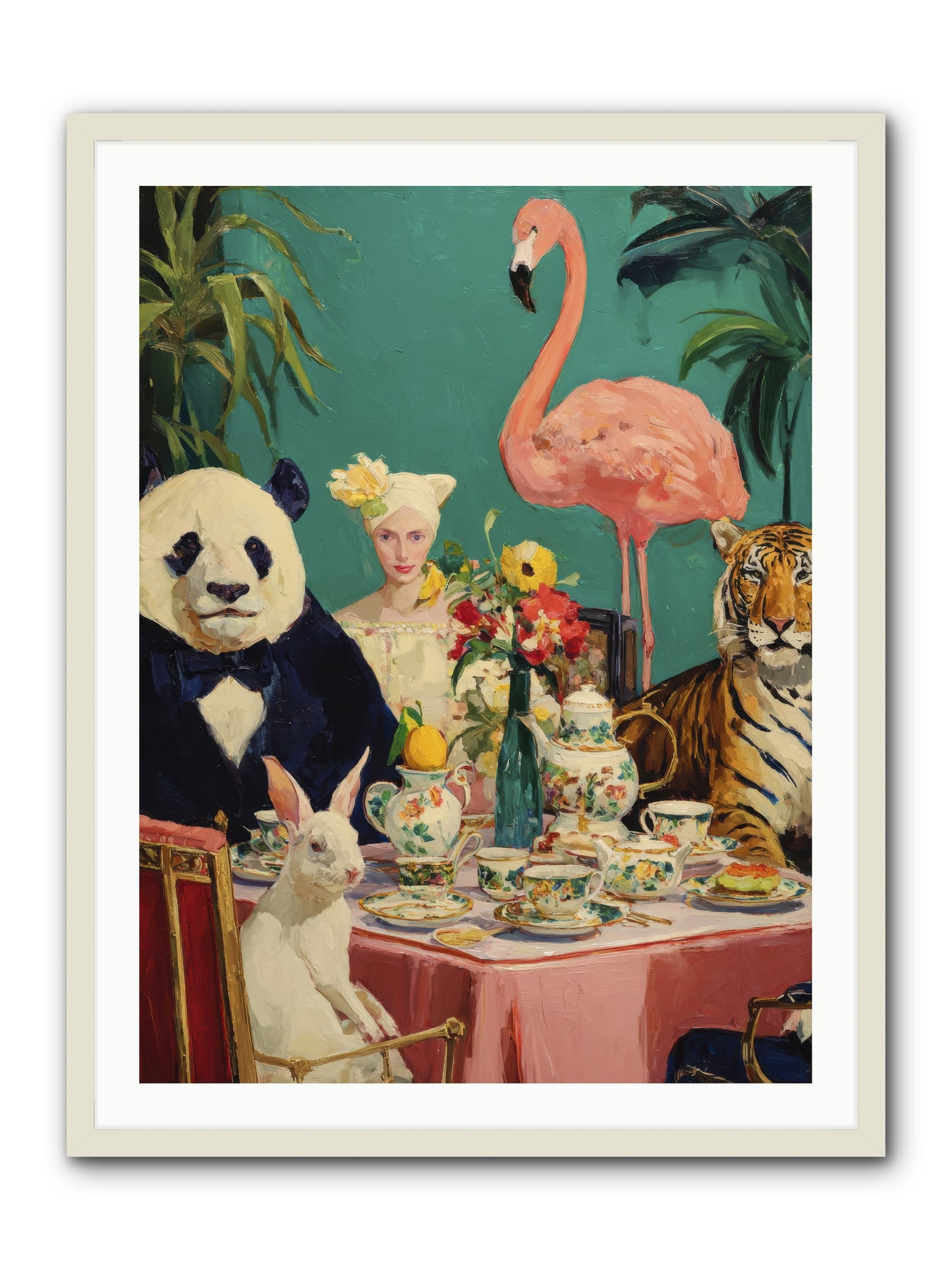 The Gilded Rue-REZ -- Framed Print - White 30x40