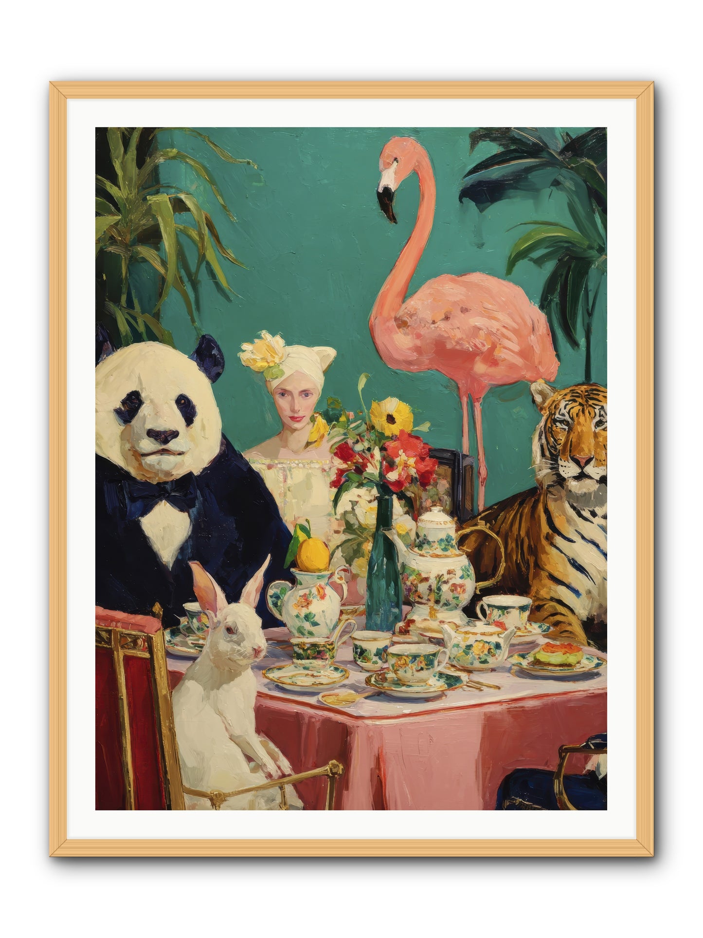 The Gilded Rue-REZ -- Framed Print - Natural 36x48