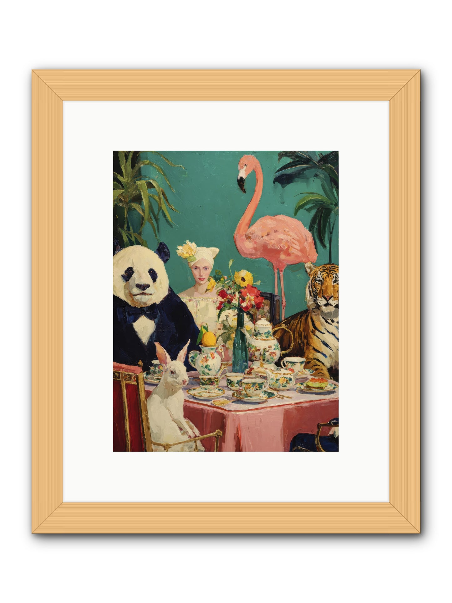 The Gilded Rue-REZ -- Framed Print - Natural 9x12