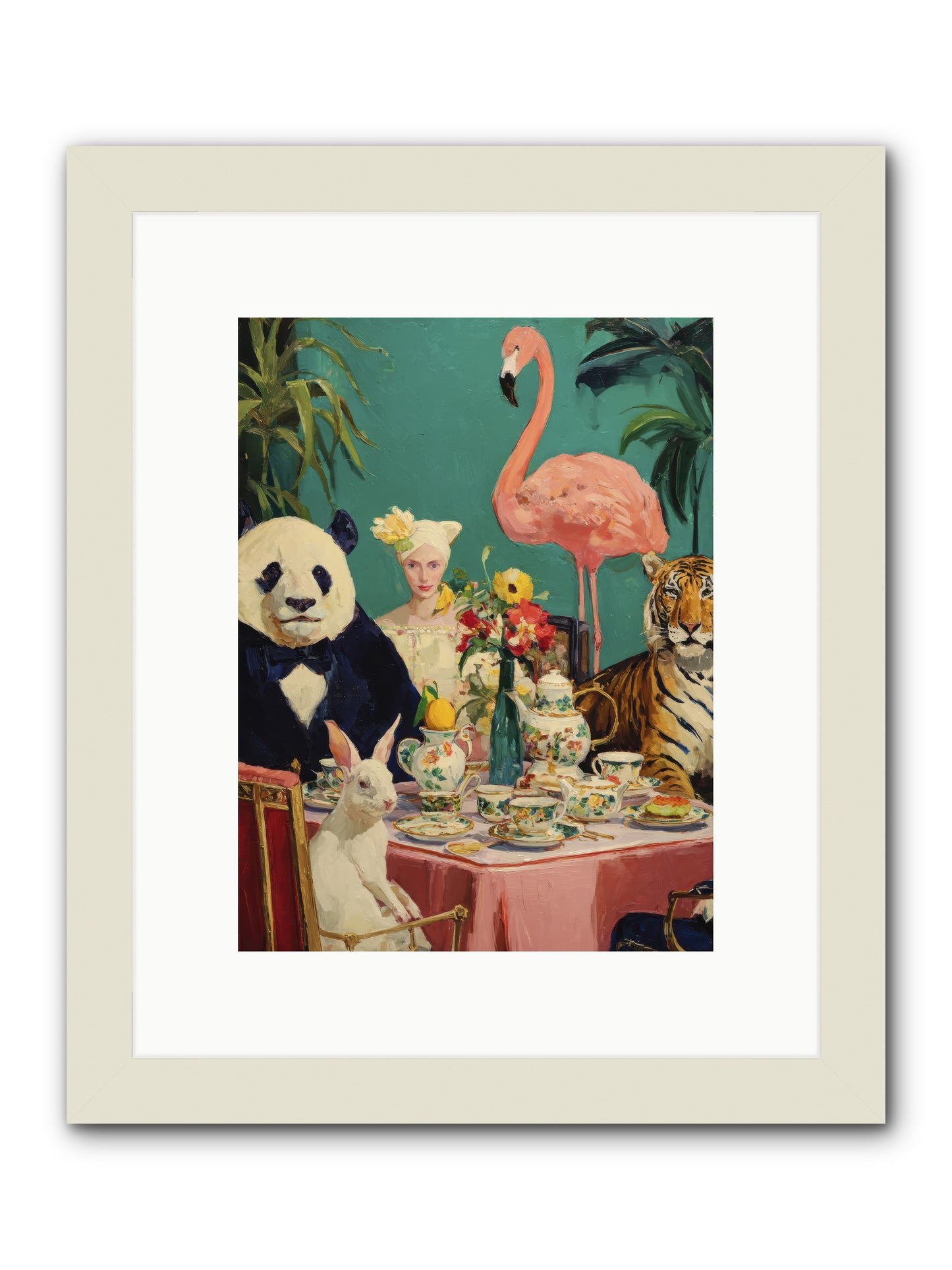 The Gilded Rue-REZ -- Framed Print - White 9x12