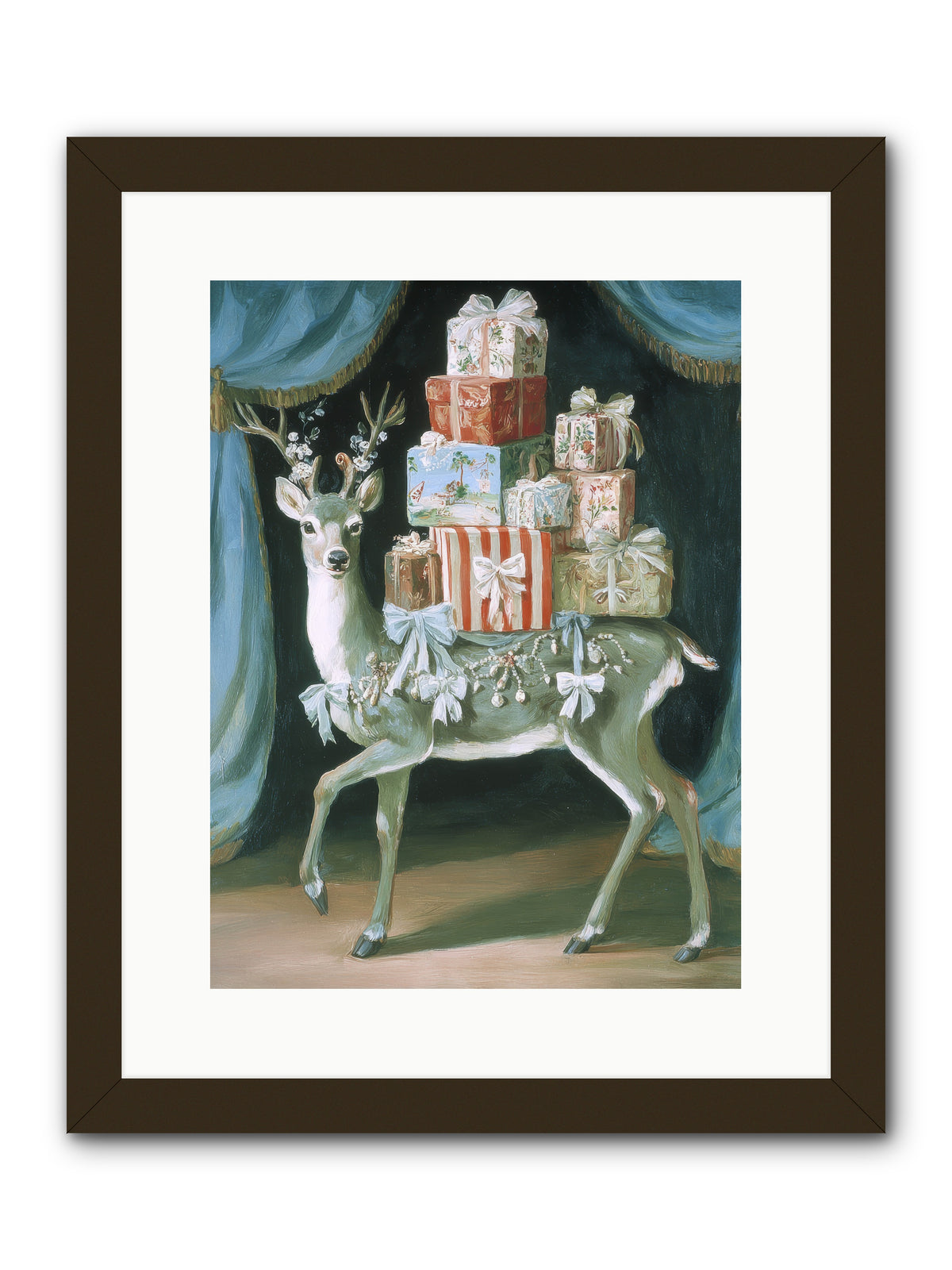The Gilded Whisper -- Framed Print - Black 12x16
