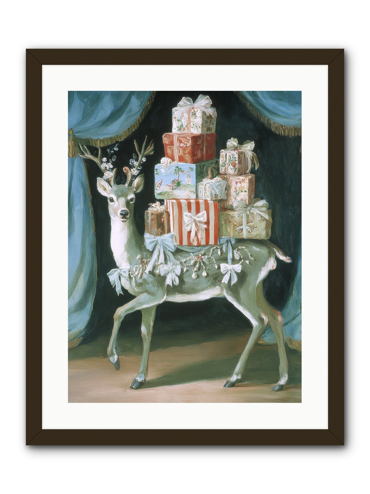 The Gilded Whisper -- Framed Print - Black 18x24