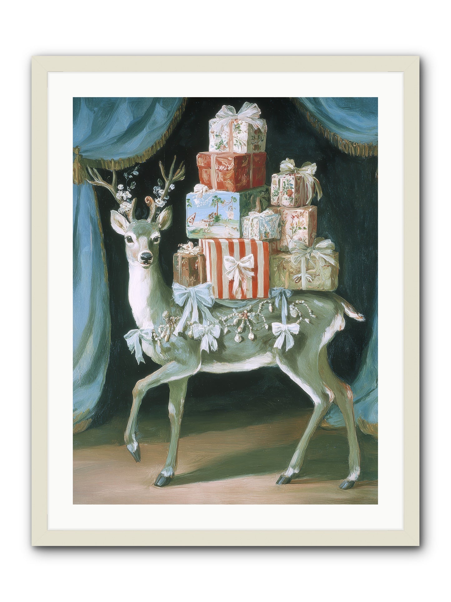 The Gilded Whisper -- Framed Print - White 24x32