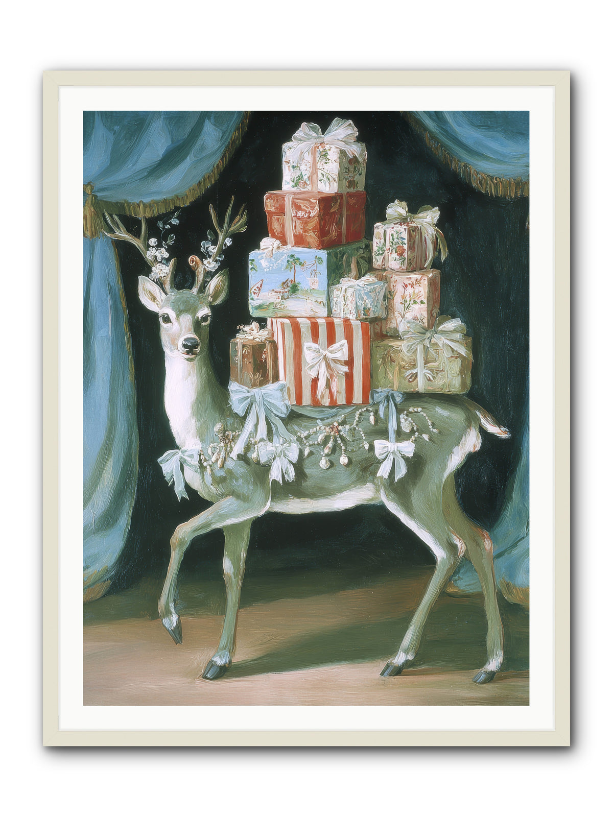 The Gilded Whisper -- Framed Print - White 36x48