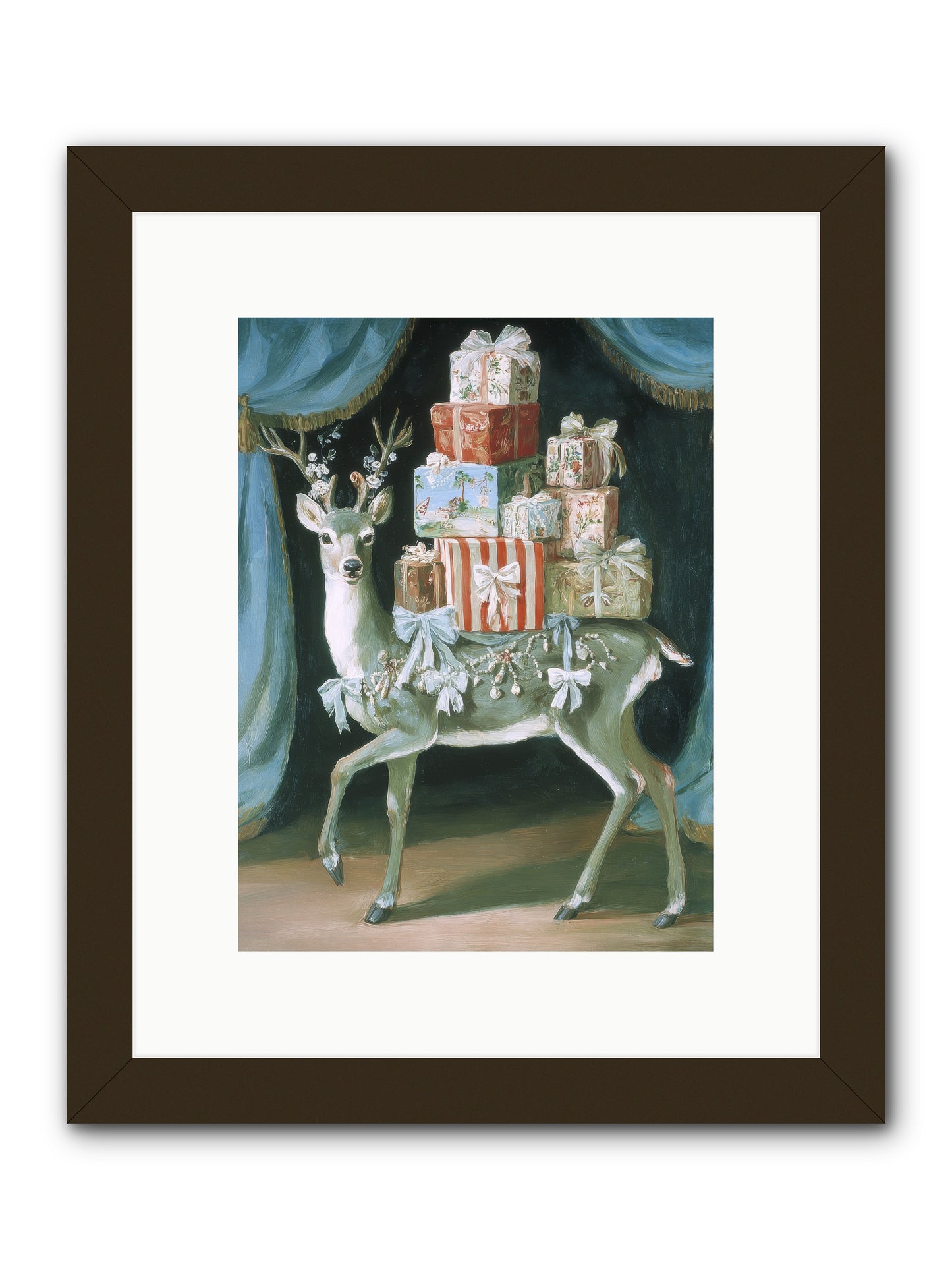 The Gilded Whisper -- Framed Print - Black 9x12