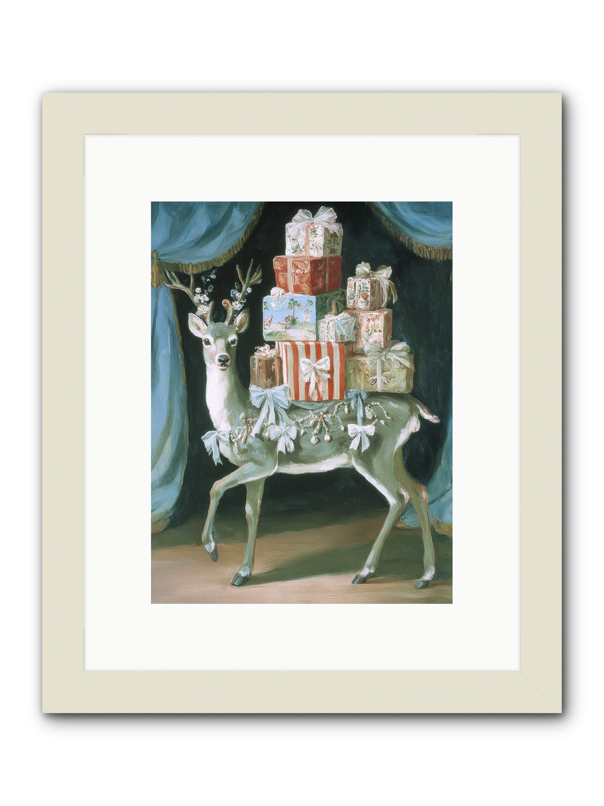The Gilded Whisper -- Framed Print - White 9x12