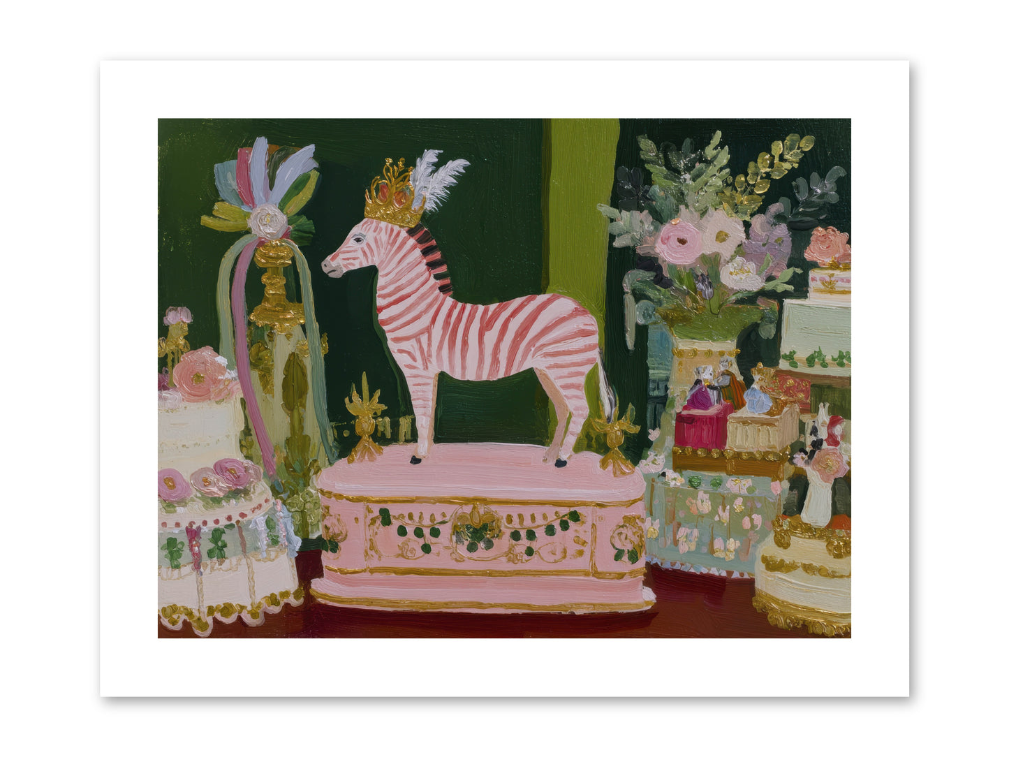 The Glittering Arrival -- Paper Print 12x9