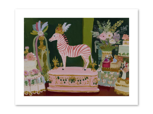 The Glittering Arrival -- Paper Print 12x9