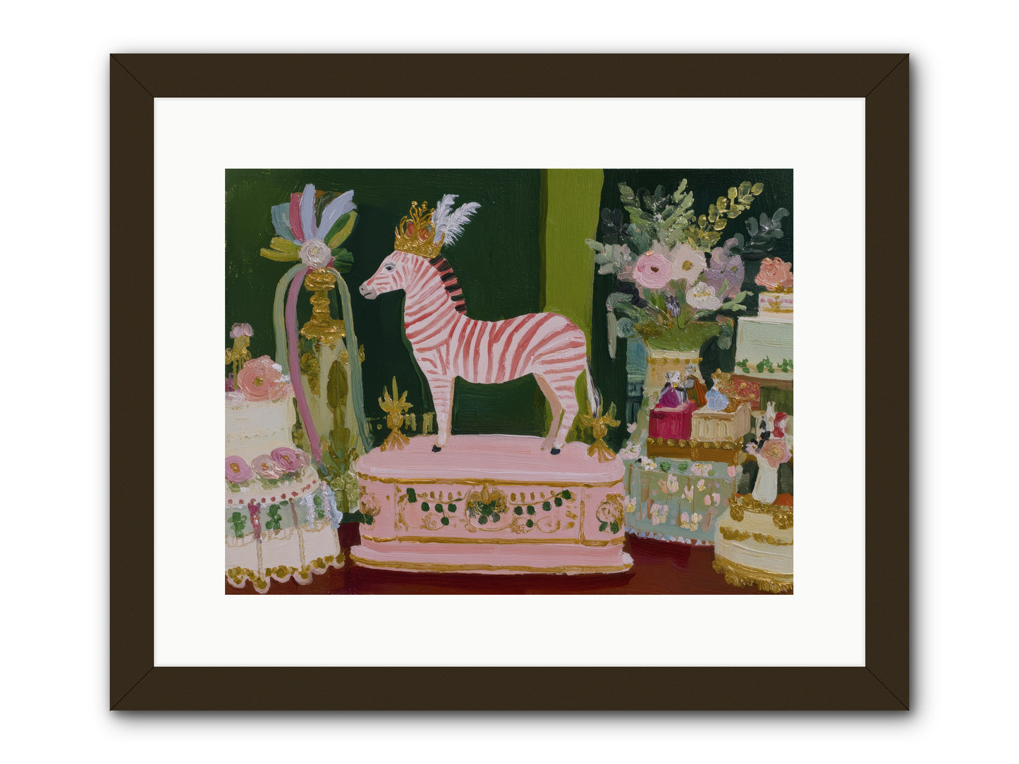 The Glittering Arrival -- Framed Print - Black 16x12