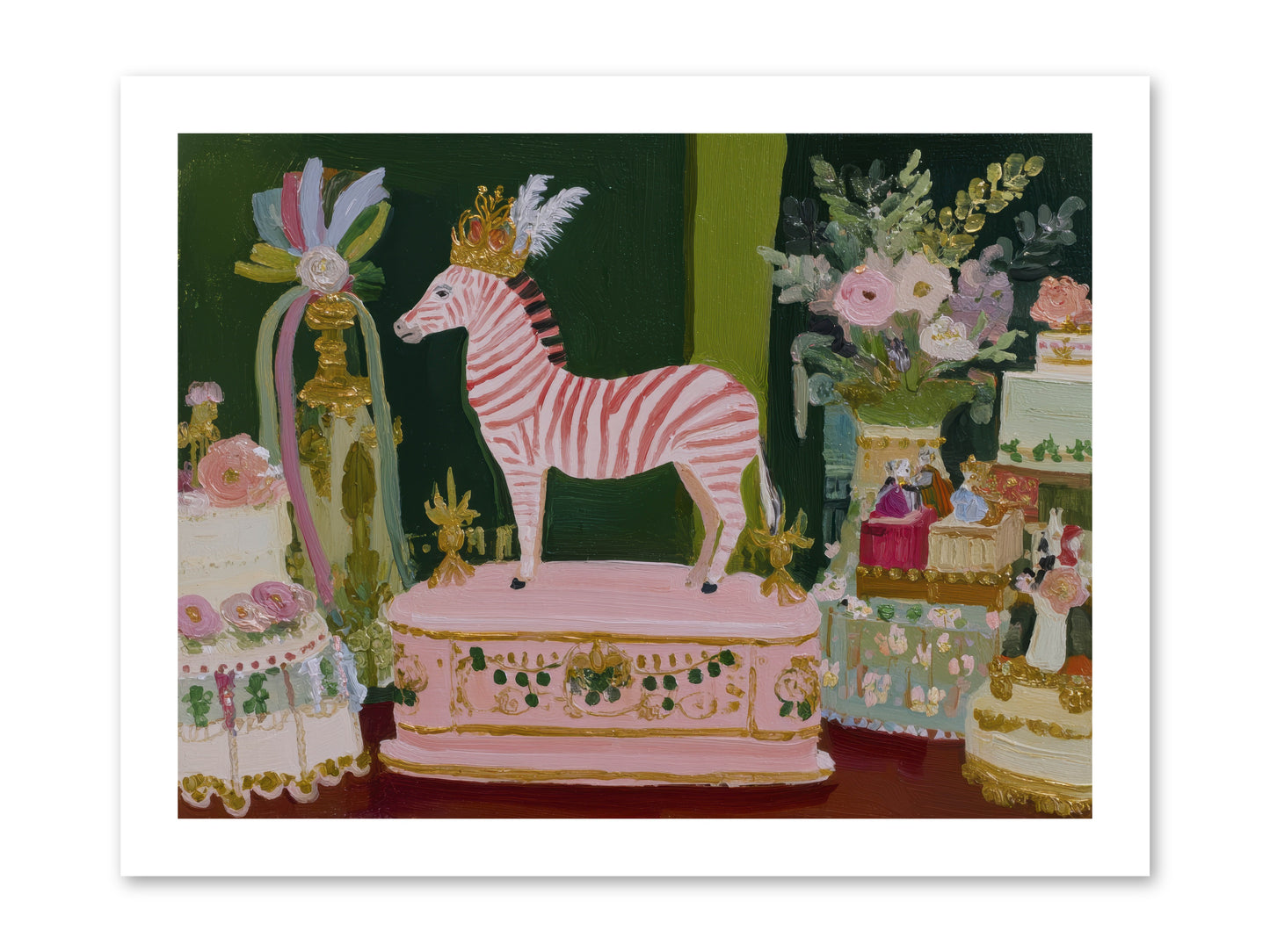 The Glittering Arrival -- Loose Canvas Print 16x12