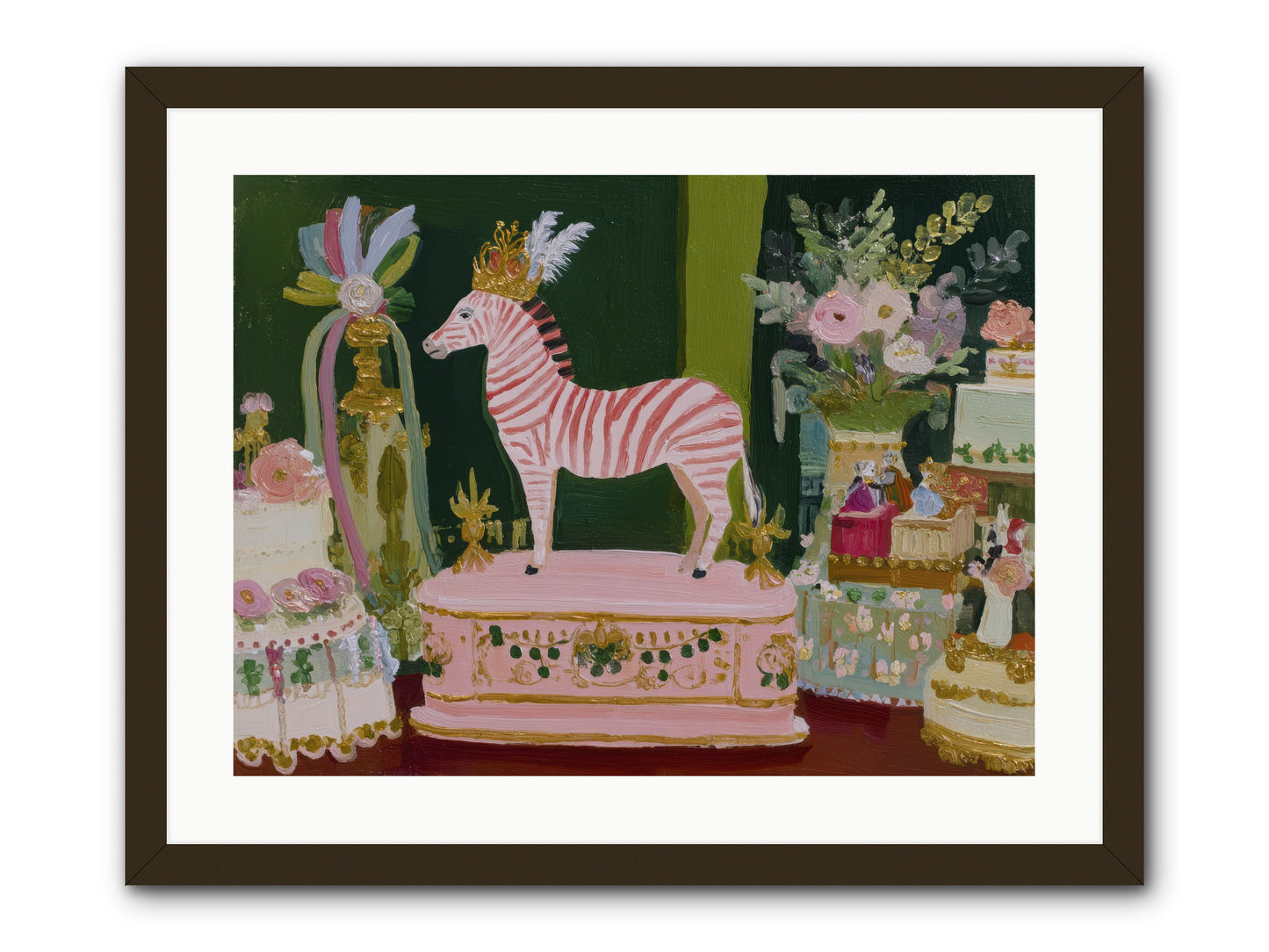 The Glittering Arrival -- Framed Print - Black 24x18