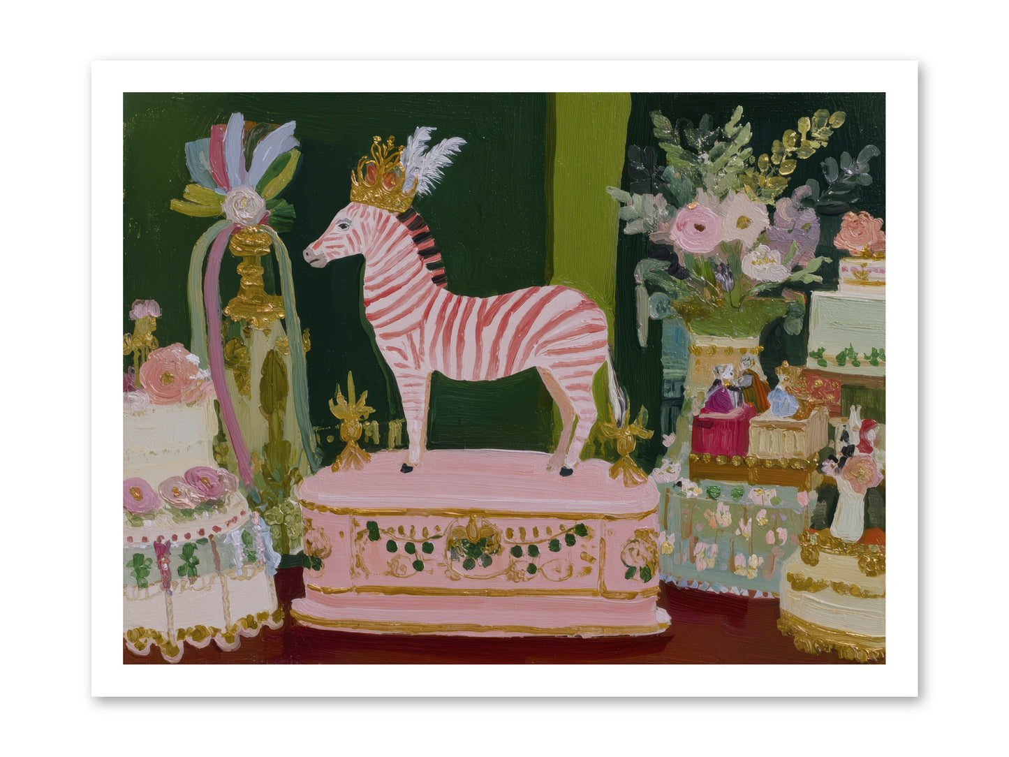 The Glittering Arrival -- Loose Canvas Print 24x18