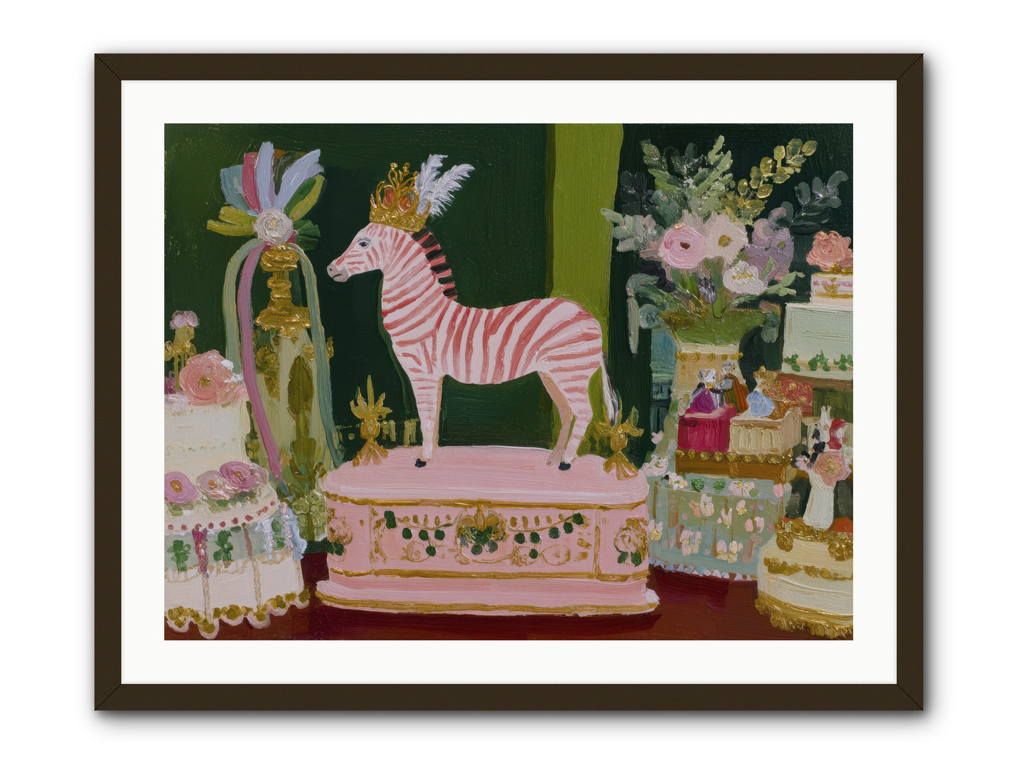 The Glittering Arrival -- Framed Print - Black 32x24