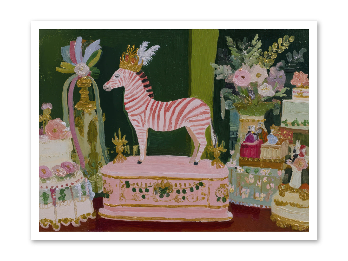 The Glittering Arrival -- Loose Canvas Print 32x24