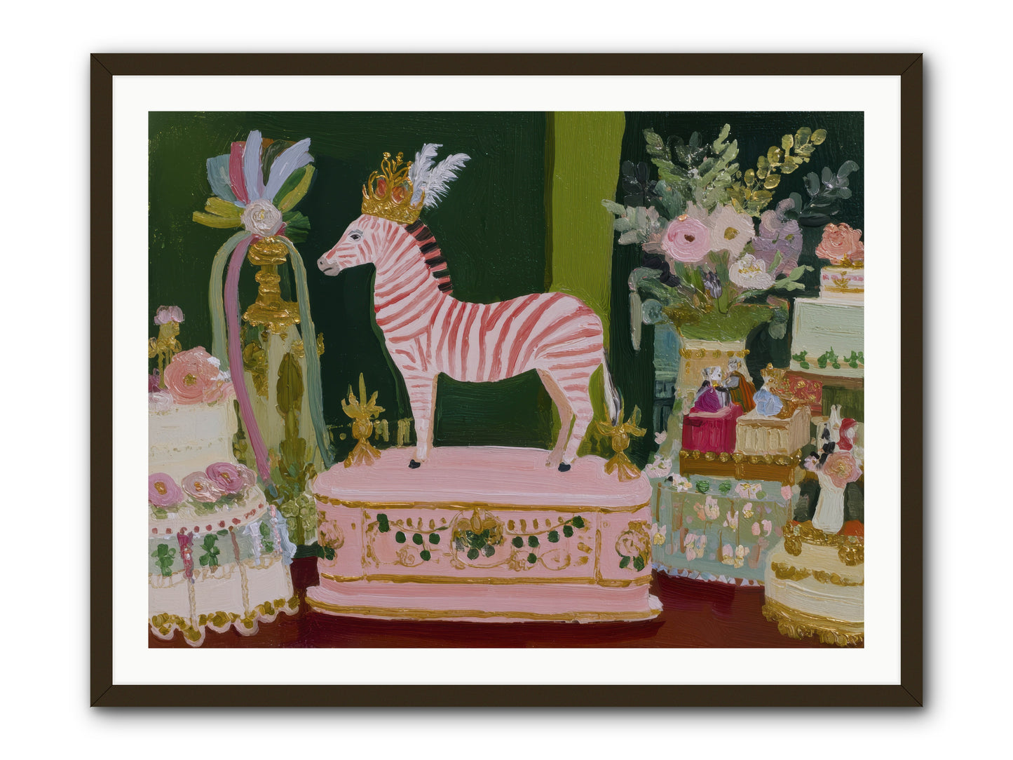 The Glittering Arrival -- Framed Print - Black 40x30
