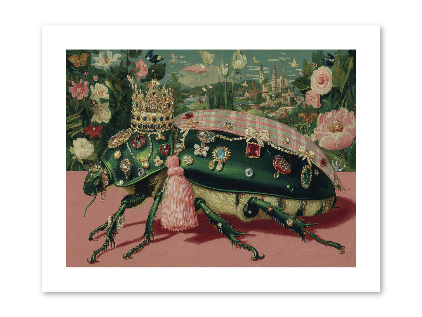 The Glittering Pilgrimage -- Paper Print 12x9