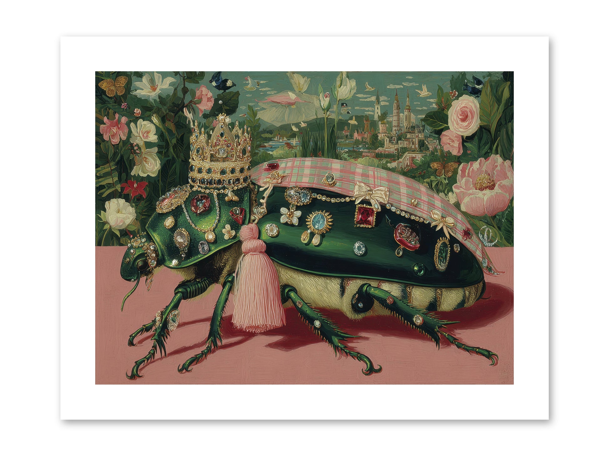 The Glittering Pilgrimage -- Paper Print 12x9