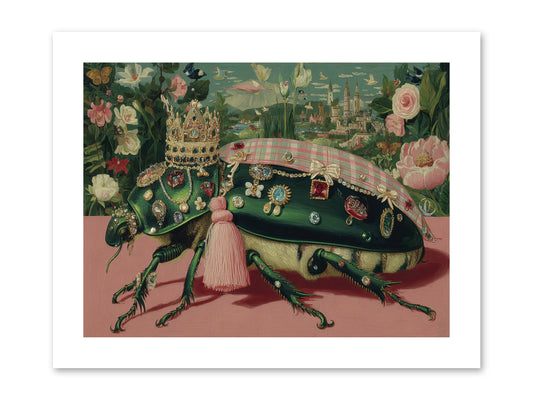 The Glittering Pilgrimage -- Paper Print 12x9