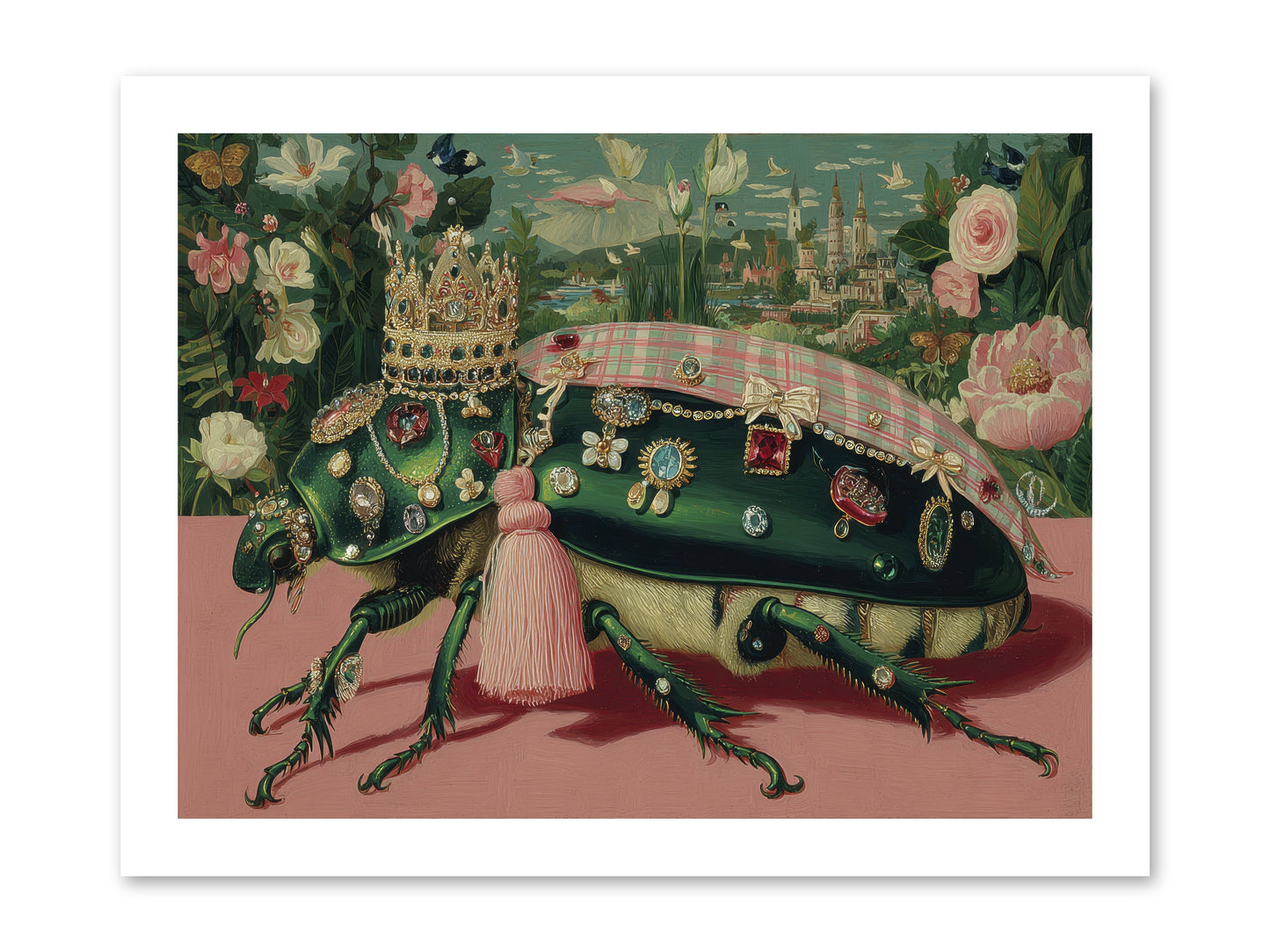 The Glittering Pilgrimage -- Loose Canvas Print 16x12