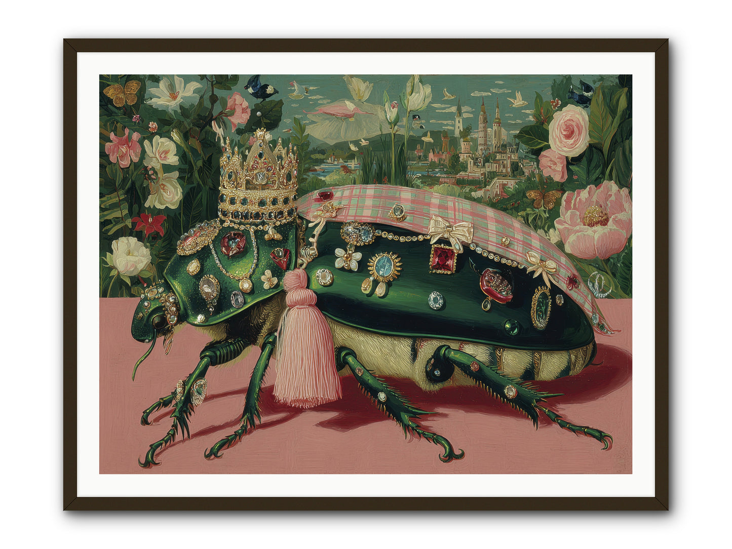 The Glittering Pilgrimage -- Framed Print - Black 48x36