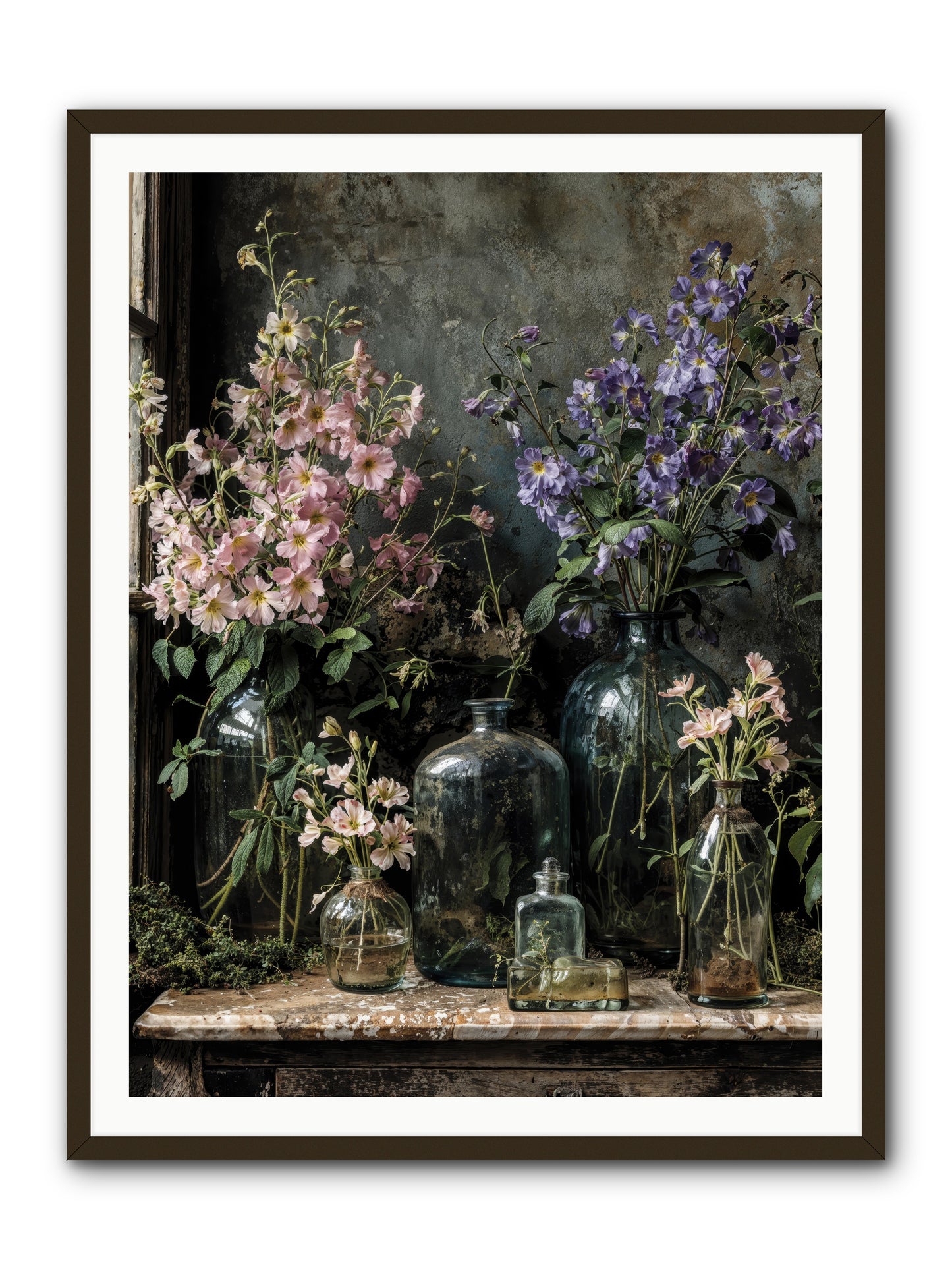 The Gluttony of Grace -- Framed Print - Black 36x48