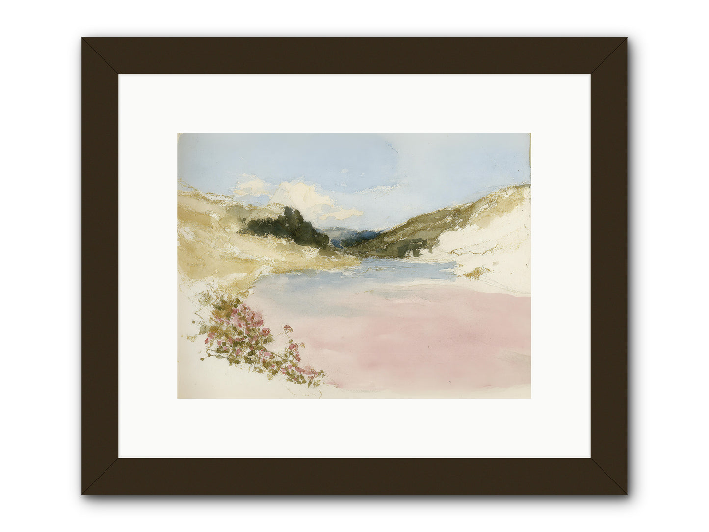 The Golden Hour -- Framed Print - Black 12x9