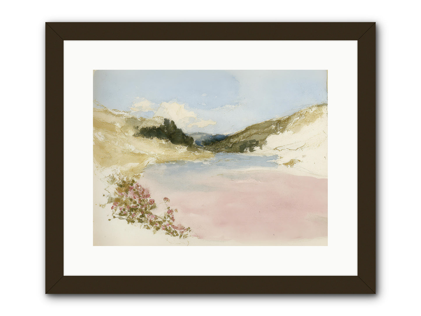 The Golden Hour -- Framed Print - Black 16x12