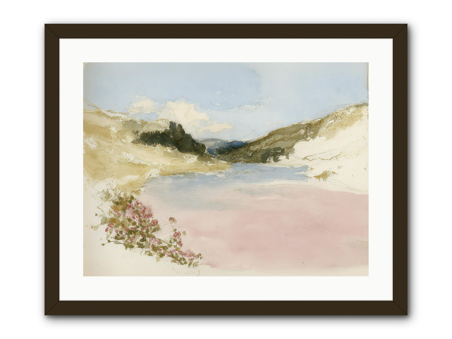 The Golden Hour -- Framed Print - Black 24x18