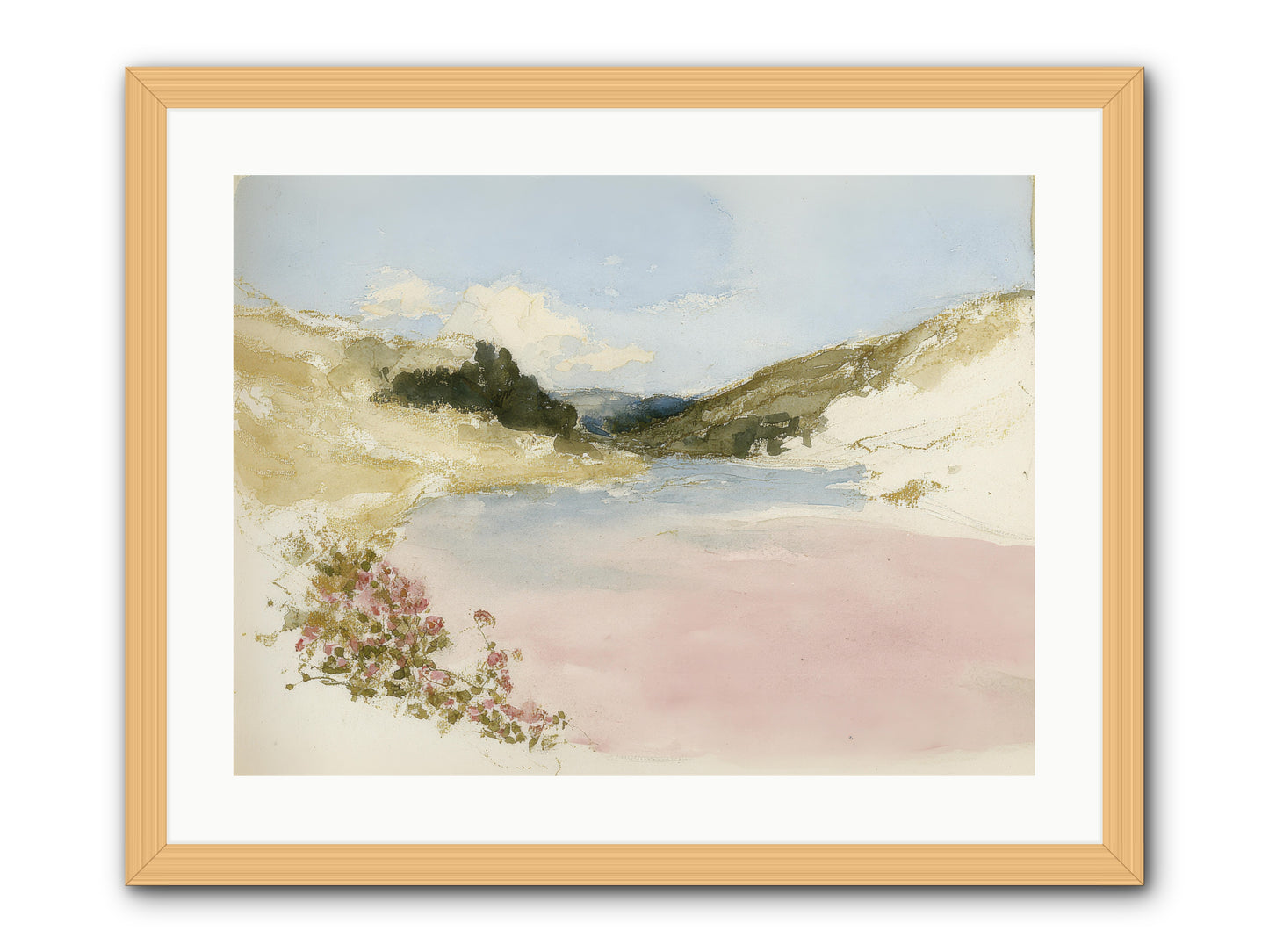 The Golden Hour -- Framed Print - Natural 24x18